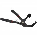 Lisle 83770 Rearview Mirror Installer Pliers, for spring-loaded mirrors, plastic-dipped tips-
