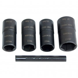 Lock Technologies LT1230 Socket Lugnut Removal Kit, ½" drive, 5-piece-