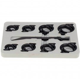 Lock Technologies LT1920XL Line Wrench Set, 16-piece, SAE-