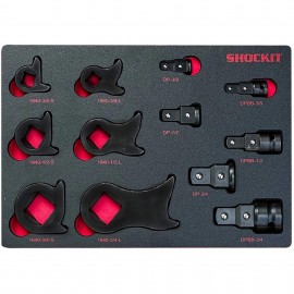 Lock Technologies LT1940-MASTERF Driver Master Kit, 5-piece, 3/8", ½" and ¾"-