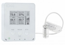 LoggerFlex  EDWIPH EDGE Pharma Data Logger with alarm, E-Ink display and WiFi, -67 to 257°F, 0 to 99% RH-