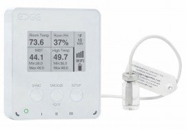 LoggerFlex  EDWIPH EDGE Pharma Data Logger with alarm, E-Ink display and WiFi, -67 to 257°F, 0 to 99% RH-