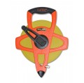 Lufkin FM100CME Fiberglass Dual-Sided Tape Measure, 0.5&amp;quot; x 328&#039;, SAE/metric-