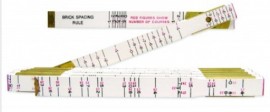 Lufkin T636N Brick Mason Red End Wood Rule, &amp;frac58;&amp;quot; x 6'-