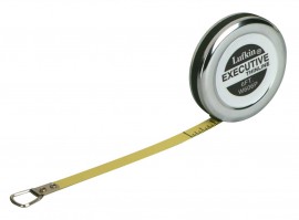 Lufkin W606PM Executive Diameter Yellow Clad Blade Pocket Tape Measure, 6 mm x 2 m-