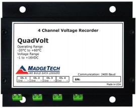 MadgeTech QuadVolt Data Logger-