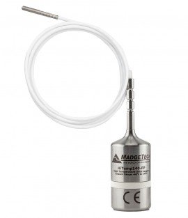 MadgeTech HiTemp140-FPST-6 High Temperature Data Logger with 6&quot; flexible RTD probe, stainless steel tip, 284°F-