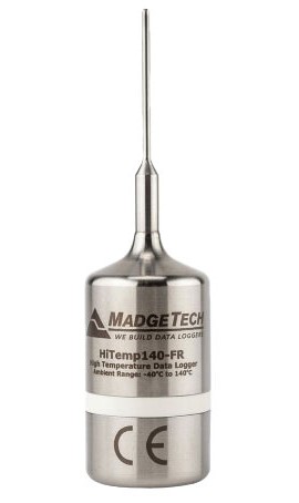 MadgeTech HiTemp140-FR-2 High Temperature Data Logger with 2&quot; fast response probe, 284°F-
