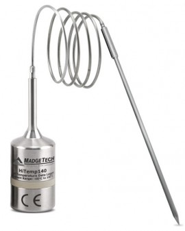 MadgeTech HiTemp140-PT High Temperature Data Logger with a 24&amp;quot; flexible probe and 5&amp;quot; piercing tip-