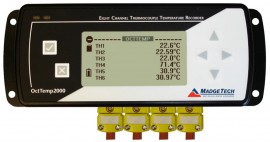 MadgeTech OctTCTemp2000 Temperature Data Logger-