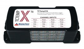 MadgeTech TCTempX16 Thermocouple Data Logger, 16 channels-