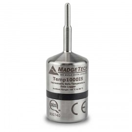 MadgeTech Temp1000IS-2 Submersible Intrinsically Safe Temperature Data Logger, 2" probe, -40 to 176&amp;deg;F-