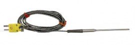 MadgeTech TJ72-CASS-18U-3-SB-SMPW-M Type K Thermocouple Probe with 3&amp;quot; SS Sheath-