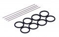 Mark-10 AC1067 Rollers for Bend Fixtures, 1 mm, set of 4-