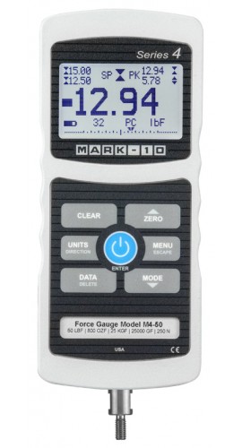 Mark-10 M4-2 Series 4 Advanced Digital Force Gauge, 2 x 0.001 lbF-