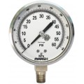 Marsh D1540 Test Gauge, 3&quot;, VAC to 1,000 psi-