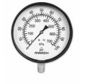 Marsh G22684 Low Pressure Diaphragm Gauge, 0 to 60 oz/in&amp;sup2;, 0.25&quot; NPT-