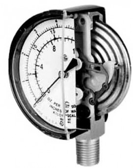 Marsh G22705 Diaphragm Gauge, 0 to 60&amp;quot; H&lt;sub&gt;2&lt;/sub&gt;0-