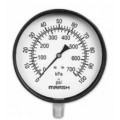 Marsh J0505 General Service Steel Case Gauge, 0 to 30&amp;quot; Hg VAC, 1.5&amp;quot; dial-