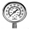 Marsh J7646P Liquid-Filled Gauge, 0 to 60 psi, 2.5&amp;quot; dial-