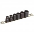 Martin Tools IB6K Impact Socket Set, 3/8" drive, 6-point-
