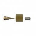 Mastercool 42112-50 Straight Crimp Fitting with hex nut, 50-packs-