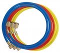 Mastercool 46372 Set of 3 GY5 Hoses with 3 x 72&amp;quot; hoses, shut-off valve fitting-