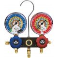 Mastercool 51303 2-Way Aluminum Manifold Gauge Set with 3-1/8" gauges only, R600A, R290 and R134A-