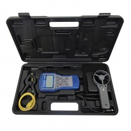 Mastercool 52255 A/C System Analyzer Kit with round vane and clamp-on thermocouple-