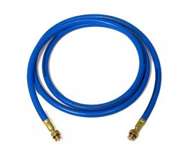 Mastercool 53376-601YF Refrigerant Charging Hose, 60&quot;, blue, R1234YF-