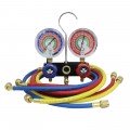 Mastercool 57136 2-Way Aluminum Manifold Gauge Set with 36&quot; R410A hoses, 1/4&quot; SAE fittings, R410A, R22, R404A-