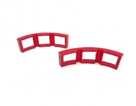 Mastercool 71500-8-RED Plastic Die Holder Set, red for Hydra-Krimp 71500-