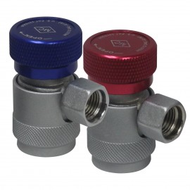 Mastercool 82934-SL-E Manual Quick Coupler with safety lock, low side, R134a, 1/4&amp;quot; FL-M x 16 mm-