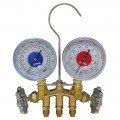 Mastercool 84000 Brass Manifold Set, overhaul kit, R134a-
