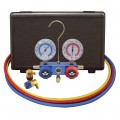 Mastercool 89660 2-Way Aluminum Manifold Gauge Set with R134a coupler-