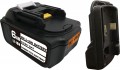 Mastercool 90058-BAT-KT Replacement Rechargeable Battery and Adapter Sleeve for the cordless vacuum pumps, 6 Ah-