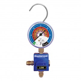 Mastercool 92103-55-5/16 5/16" Single Valve Aluminum Manifold for R454b, R410a, R32 gases, with A2L compatibility-