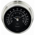 Maximum Criterion CRBN Outside Temperature Instrument, Nickel Case and Black Dial-