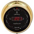 Maximum Cronus CSB Time and East Coast Tide Clock, Brass Case and Black Dial-