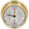 Maximum Harbormaster HBA East Coast Tide Clock, Brass Case and Silver Dial-