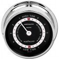 Maximum Harbormaster HBBC East Coast Tide Clock, Chrome Case and Black Dial-