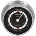 Maximum Harbormaster HBBN East Coast Tide Clock, Nickel Case and Black Dial-