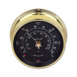 Maximum Maestro MAB Analog Wind Speed and Direction Instrument, Brass Case and Black Dial-