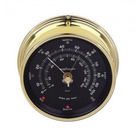 Maximum Maestro MAB Analog Wind Speed and Direction Instrument, Brass Case and Black Dial-