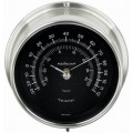 Maximum Mini-Max MXBN Outside Temperature Instrument, Nickel Case and Black Dial-
