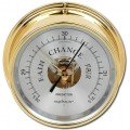 Maximum Predictor PDA Analog Barometer, Brass Case and Silver Dial-