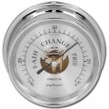 Maximum Predictor PDAC Analog Barometer, Chrome Case and Silver Dial-