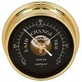 Maximum Predictor PDB Analog Barometer, Brass Case and Black Dial-