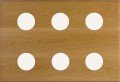 Maximum PO6 6-Instrument Panel, 18 x 26in, Oak-