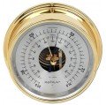 Maximum Proteus PRA Analog Barometer, Brass Case and Silver Dial-